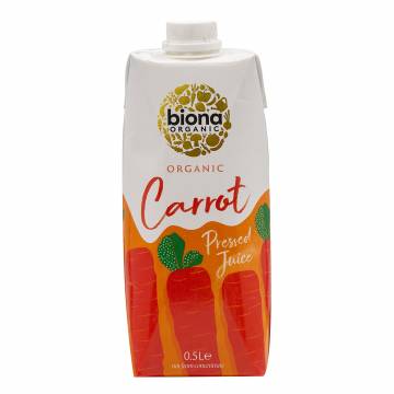 Biona Organic Carrot Juice Pressed, 500 ml