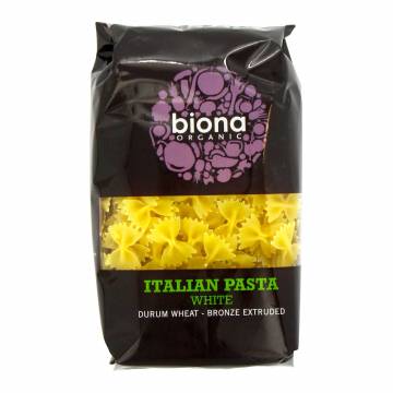 Biona Organic White Farfalline Pasta (Mini Bow Ties) 500g