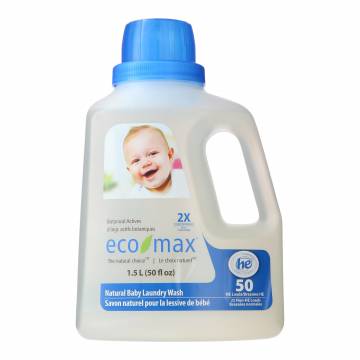 Ecomax 2X conc. Natural Baby Laundry Wash - 33 Loads, 1.5L