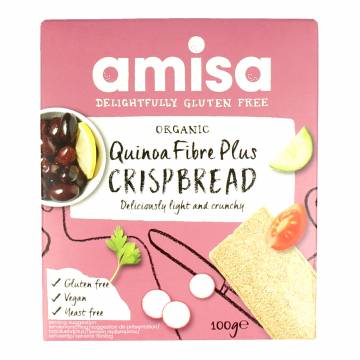 Amisa Organic Gluten Free Quinoa Crispbread 100g