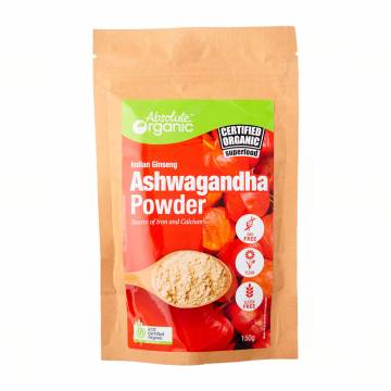 Absolute Organic Ashwagandha Powder, 150g