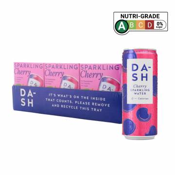 Dash Water Cherry Infused Sparkling Water, 300 ml - Case