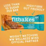 Fitbakes Salted Craramel Crunch Bar, 19g x 12