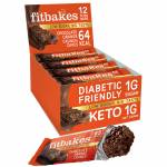 Fitbakes Hazelnut Choc Crunch Bar, 19g x 12