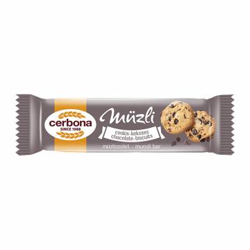 Cerbona Choco Biscuit Muesli Bar, 5 x 20g