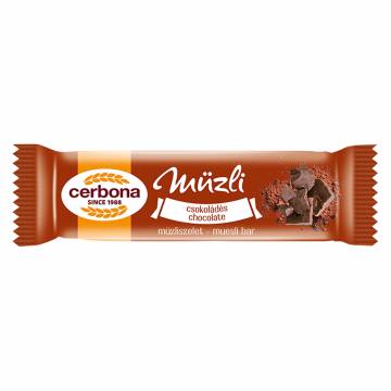Cerbona Chocolate Muesli Bar, 5 x 20g