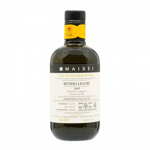 Maixei Monocultivar Taggiasca PDO Extra Virgin Olive Oil, 500 ml