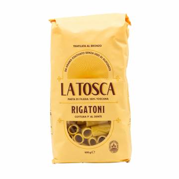 La Tosca Toscana Pasta - Rigatoni, 500g