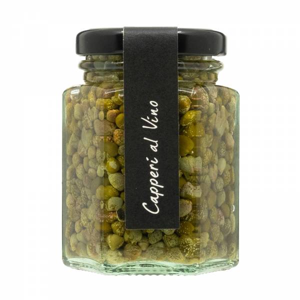 Casina Rossa Capers in Wine, 100g