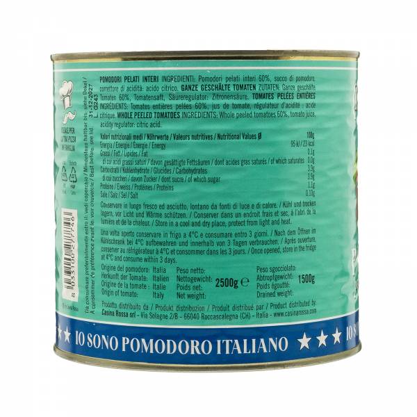 Don Antonio Whole Peeled Tomatoes, 2.5kg