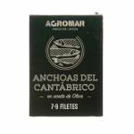Agromar Cantabrico Anchovy Fillets in Olive Oil - 7 to 9 premium fillets, 55g