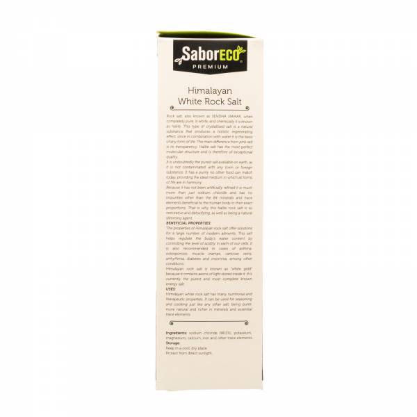 Saboreco Fine White Himalayan Rock Salt, 1kg