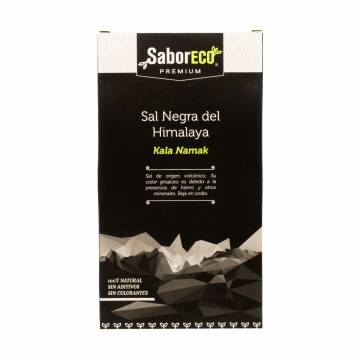 Saboreco Fine Black Himalayan Rock Salt, 1kg