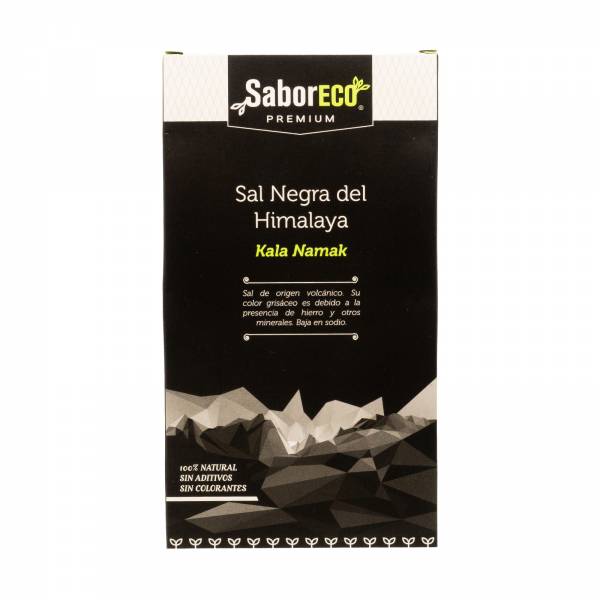 Saboreco Fine Black Himalayan Rock Salt, 1kg