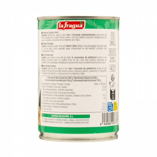 La Fragua Extra Chickpeas, 390g