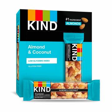KINDS BARS Almond & Coconut Bar, 40g - Case