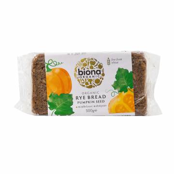 Biona Organic Rye Pumpkin Seed Bread 500g