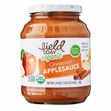 Field Day Organic Apple Cinnamon Sauce Original, 680g