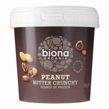 Biona Organic Peanut Butter Crunchy with Sea salt 1Kg