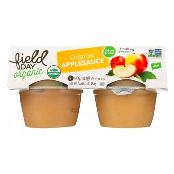 Field Day Organic Apple Sauce Original, 468g