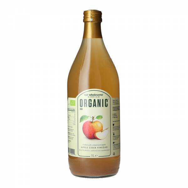 Eat Wholesome Organic Raw Apple Cider Vinegar With Mother, 1L