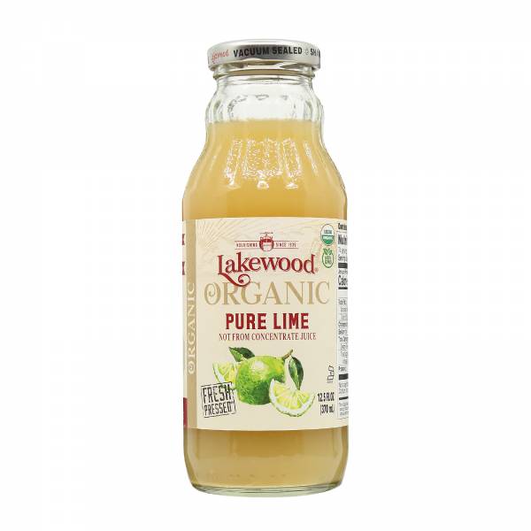 Lakewood Organic Pure Lime Juice, 370 ml