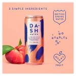 Dash Water Peach Infused Sparkling Water, 300 ml