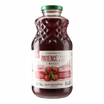 Patience Organic Pure Cranberry Juice, 946ml