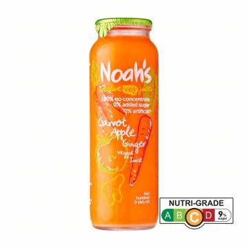 Noah's Carrot Apple Ginger Veggie Juice, 260 ml