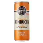 Remedy Organic Kombucha Ginger & Lemon, 250 ml - Case