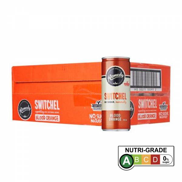 Remedy Switchel Blood Orange, 250 ml - Case