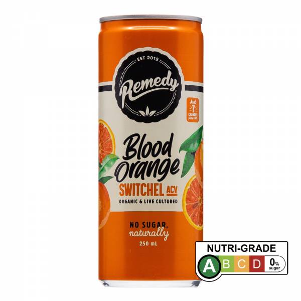 Remedy Switchel Blood Orange, 250 ml