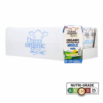 Daioni Organic Whole UHT Milk, 200 ml x 24 - Case