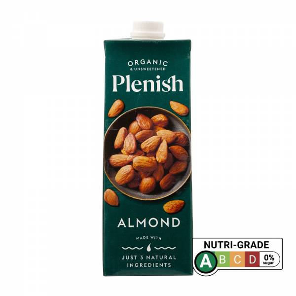 Plenish Organic Unsweetened 6% Almond Milk, 1L