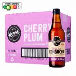 Remedy Organic Kombucha Cherry Plum, 330ml - Case