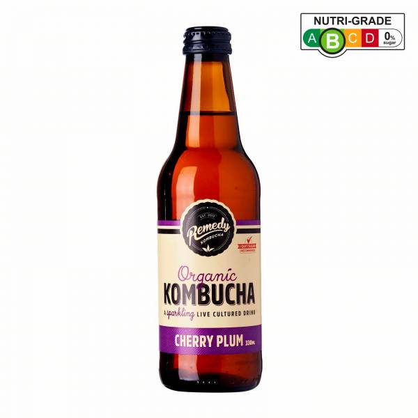 Remedy Organic Kombucha Cherry Plum, 330ml