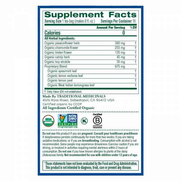 Traditional Medicinals Organic Nighty Night, 24.09g