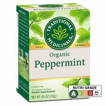 Traditional Medicinals Organic Peppermint, 24.09g