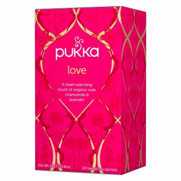 Pukka Herbal Ayurveda Organic Love,  20 Herbal Tea Sachets