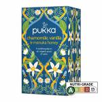 Pukka Herbal Ayurveda Organic Chamomile Vanilla & Manuka Honey,  20 Herbal Tea Sachets