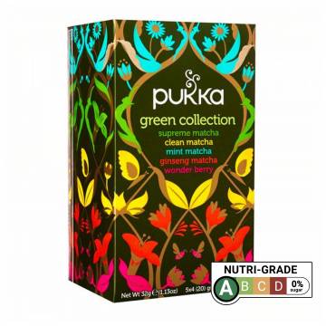 Pukka Herbal Ayurveda Organic Green Collection, 20 Herbal Tea Sachets