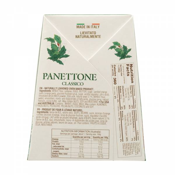 Pasticceria Fraccaro Mini Panettone Classic, 100g