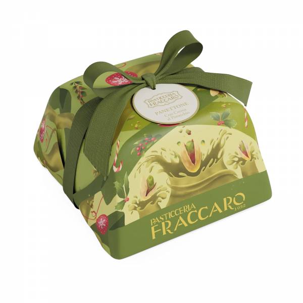 Pasticceria Fraccaro Panettone Pistachio Cream & Chocolate Drops, 750g