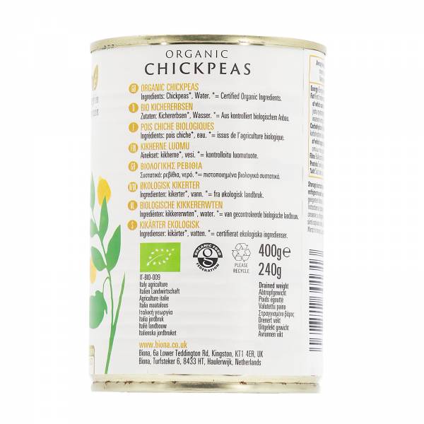 Biona Organic Chick Peas  400g