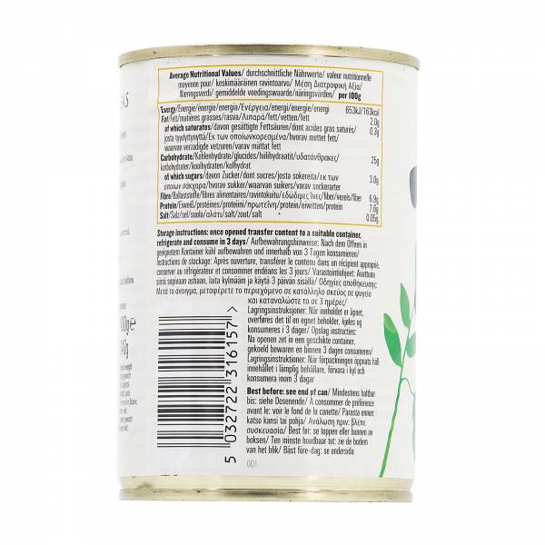 Biona Organic Black Chick Peas  400g