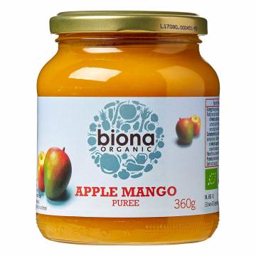 Biona Organic Apple & Mango Puree 360g