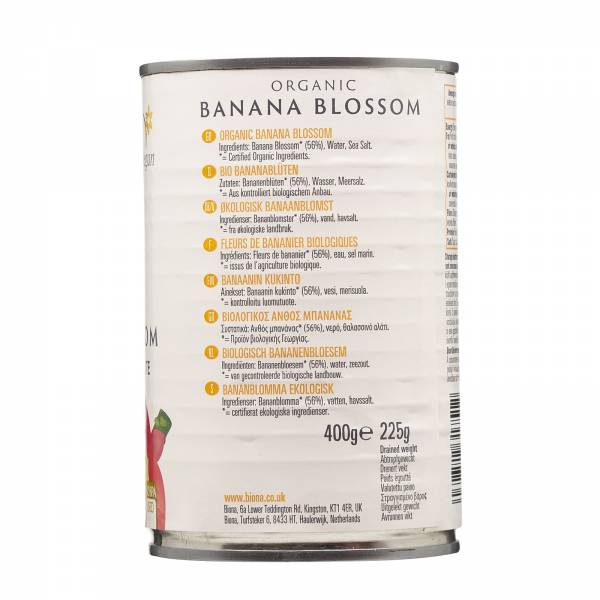 Biona Organic Banana Blossom in Salted Water 400g