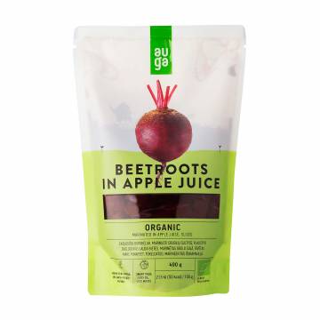 Auga Organic Beet in Apple Juice Shred, 400g
