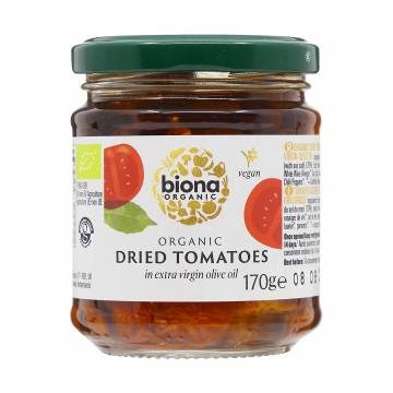 Biona Organic Sun dried Tomatoes  in Extra Virgin Olive Oil 170g