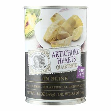Cucina & Amore Kitchen & Love  Quartered Artichokes in Brine, 240g
